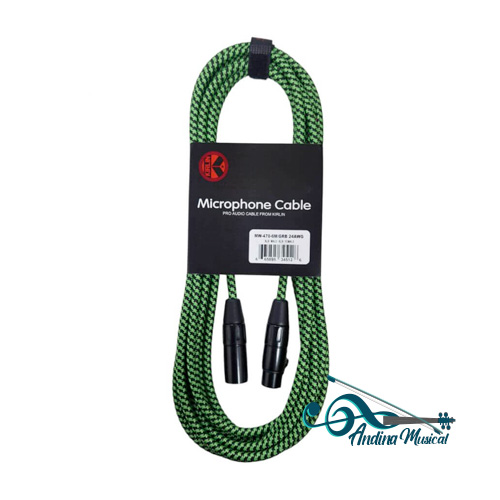CABLE KIRLIN 6 MTS MICROFONO MW-470 GRB
