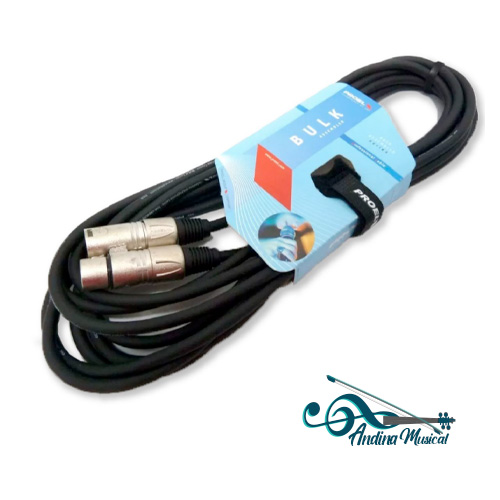 CABLE PROEL BULK250LU3 XLR A XLR 3 MTS