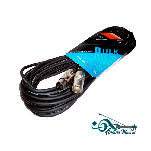 CABLE PROEL BULK250LU6 XLR A XLR 6 MTS