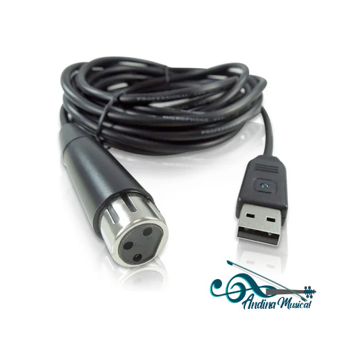 CABLE RXE DXB01L3.6 XLR HEMBRA A USB DE 3.6 MTS