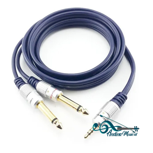 CABLE  3.5 MTS PLUG MONO DE 1/4