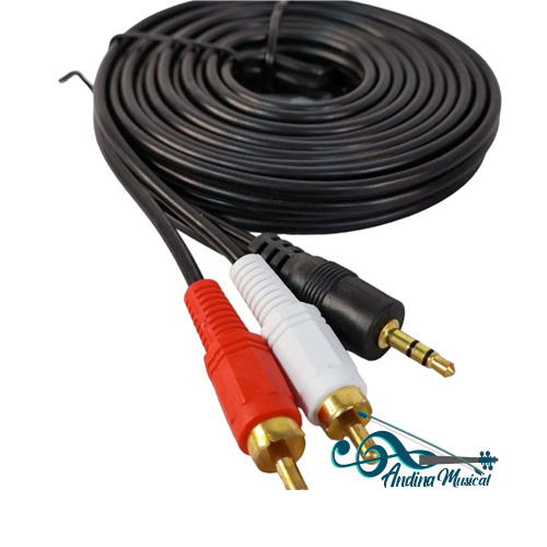 CABLE 2X1  RCA A 3.5  DE 2 MTS RAYC150L2