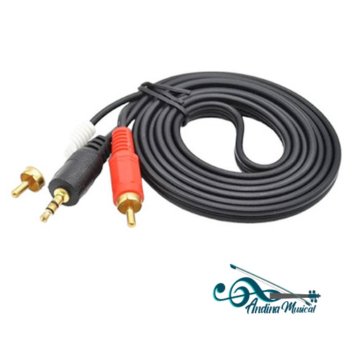 CABLE 2X1  RCA A 3.5  DE 3 MTS RAYC150L3