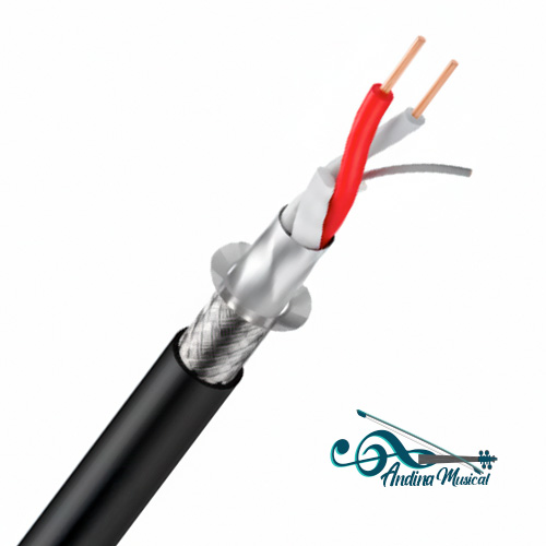 METRO DE CABLE RXE DMX022 24AWG PARA MICROFONO , BLINDAJE EN ALUMINIO