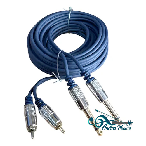 CABLE RXE RACC100L10 2X2 DE 10 MTS 2 DE 1/4 MONO X 2 DE 1/4 MONO