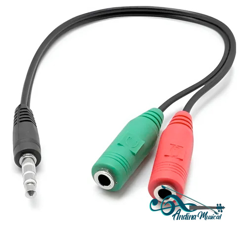 CABLE PARA SEPARAR AUDIO Y MICROFONO  3.5 RY-01