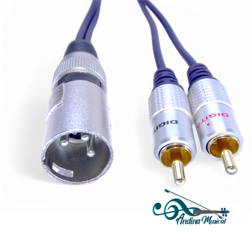 CABLE RXE CANON MACHO A PLUG 1/4 MONO 2 MT SMXJ250L2-PB