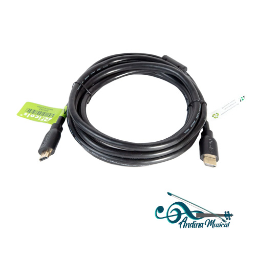 CABLE HDMI NICOLS  4K ENCAUCHETADO DE 3 MTS
