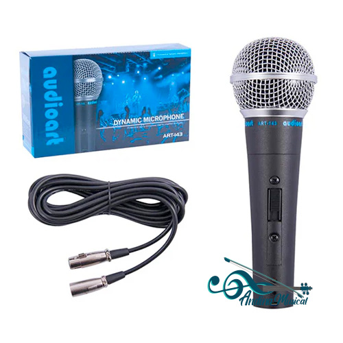 MICROFONO VOCAL UNIDORECCIONAL AUDIOART 143