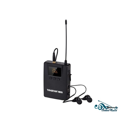 RECEPTOR CON AUDIFONO TAKSTAR PROFESIONAL UHF WPM-300R