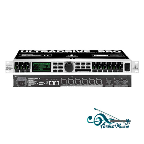 CROSSOVER BEHRINGER DCX2496 DE 3 ENTRADAS DE SEÑAL XLR EQ, COMPRESOR LIMITADOR