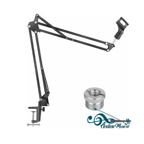 BASE PARA MICROFONO CON SUSPENSION ESPACIAL PRO DJ RP1