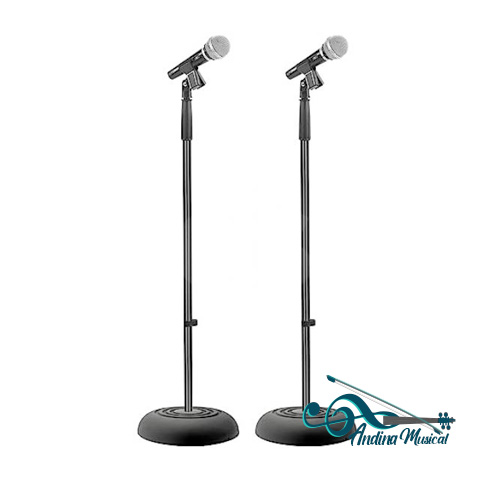 BASE PARA MICROFONO REDONDA DE METAL XMS601BP01
