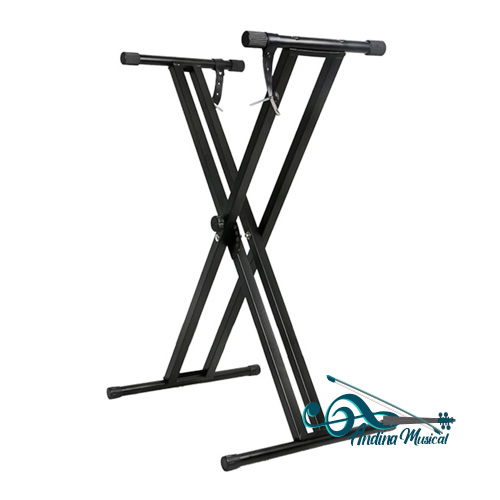 BASE METALICA PARA TECLADO DOBLE X Q2XC