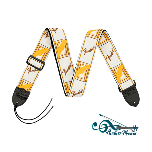 CORREA FENDER MONOGRAMA BLAN/MARR/AMAR - 1