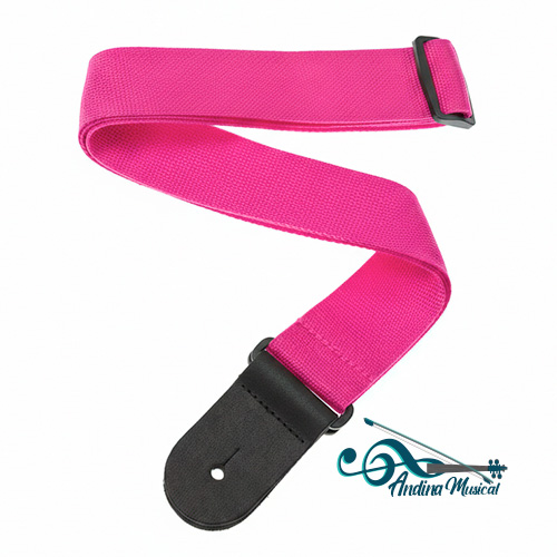CORREA GUITARRA NIÑA FUCSIA NKS REATA CUERO SENCILLA