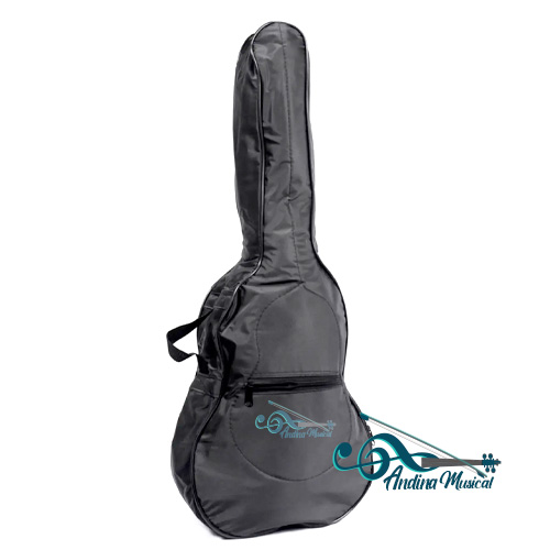 ESTUCHE EN LONA ABULLONADO PARA GUITARRA FOLK