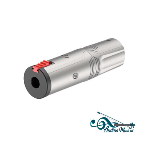 CONVERTIDOR DE PLUG DE 1/4  A XLR MACHO RA3XMJF