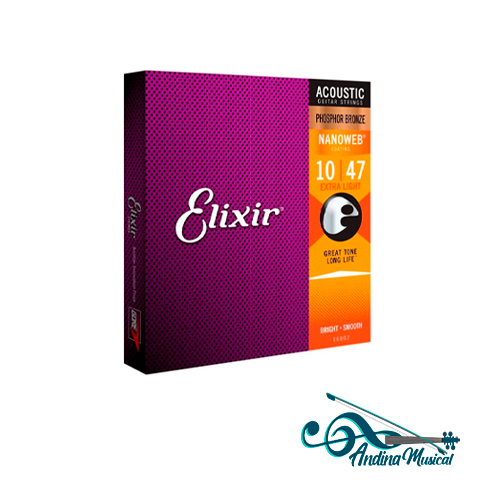 ENCORDADO ELIXIR 16002 ELECTROACUSTICA 10-47