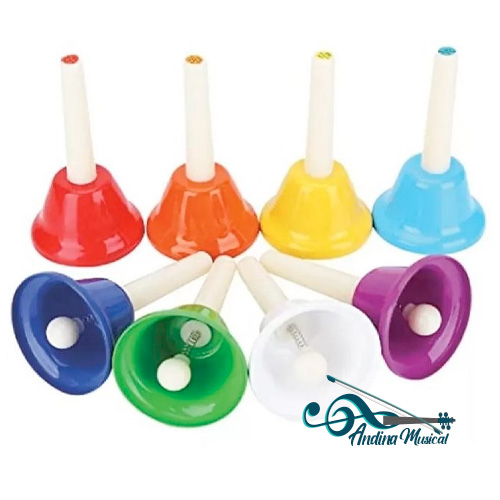 CAMPANA DE MANO DE 8 NOTA DE TIMBRE