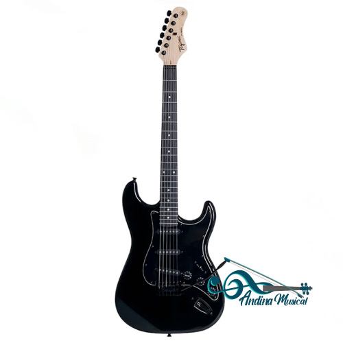GUITARRA ELECTRICA TAGIMA PARA ZURDOS TG-500 LH BK D/BK