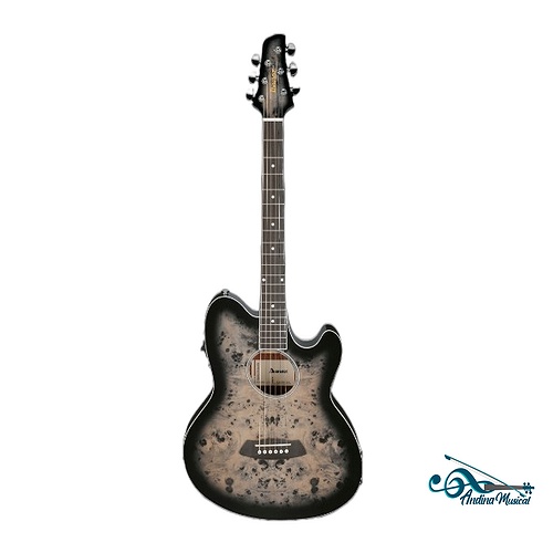 GUITARRA ELECTROACUSTICA IBANEZ TCY10PA-BKB