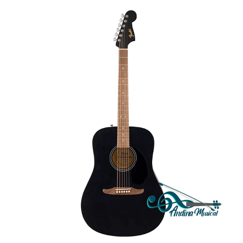 GUITARRA ELECTROACUSTICA FENDER DEBUT REDONDO NEGRA + CNR4
