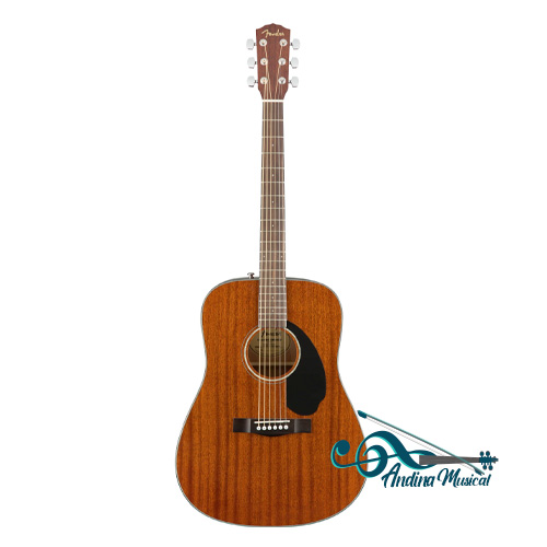 GUITARRA ELECTROACUSTICA FENDER CD60S FOLK ALL-MAH CAOBA + FM-201