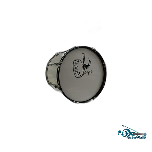 BOMBO TEMPO JBMB2412 DRUM MARCHING BAND CON CARGADOR METALICO Y ACCESORIOS