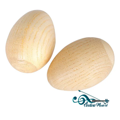 HUEVO SHAKER EN MADERA - PAR