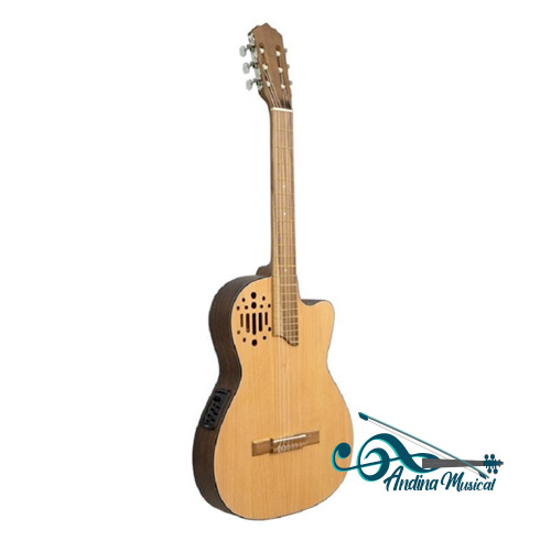 GUITARRA REQUINTO ELECTROACUSTICA PINO CIPRES ANDALUCIA + GB1