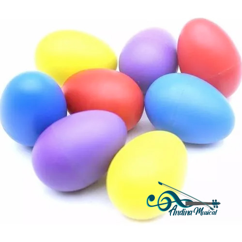 SHAKER HUEVO SONAJERO PAR COLORES VARIOS JB