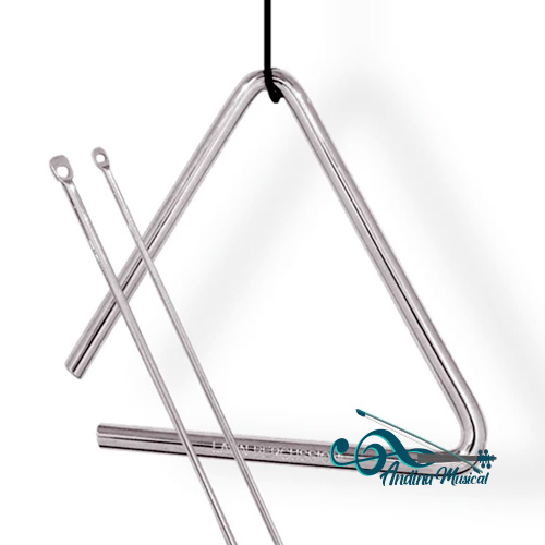 TRIANGULO EN ACERO 7CPK CON GOLPEADOR 01/6